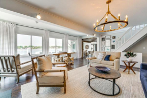 Waterfront Lake Fenton Home with Decks and Fire Pit!